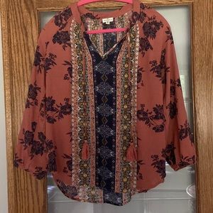 Womens Boho Top Mason and Belle StitchFix